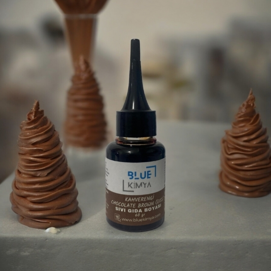 Sıvı Chocolate Brown (E155) - Su bazlı Likit Gıda Boyası Kahverengi