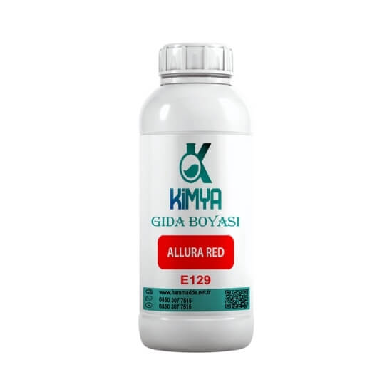 Sıvı Allura Red (E129) - Su bazlı Likit Gıda Boyası Bayrak Kırmızısı